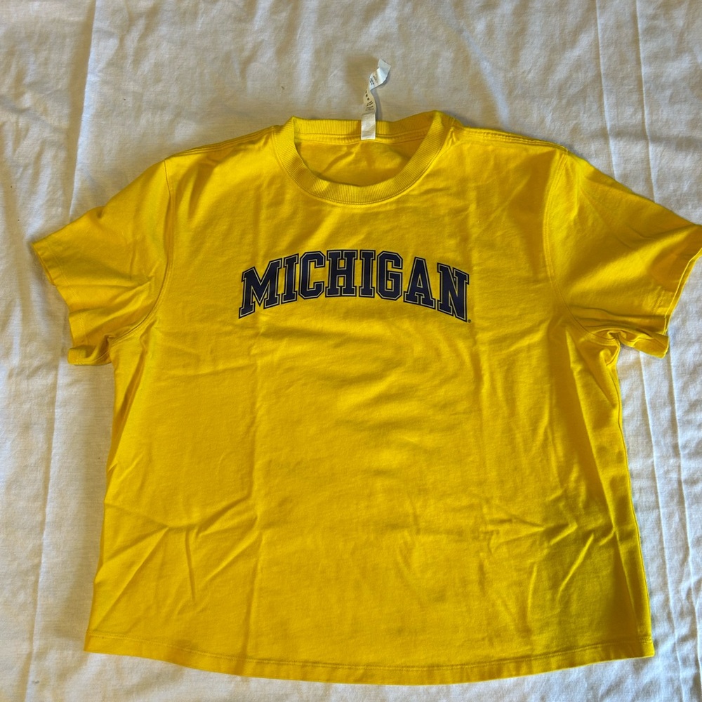lululemon athletica Yellow Michigan Tee